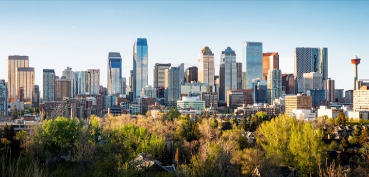 Calgary skyline — Indian classes in Calgary