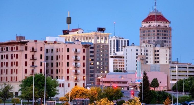 Fresno skyline — Indian classes in Central California