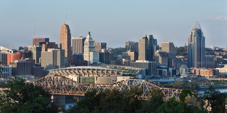 Cincinnati skyline — Indian classes in Cincinnati