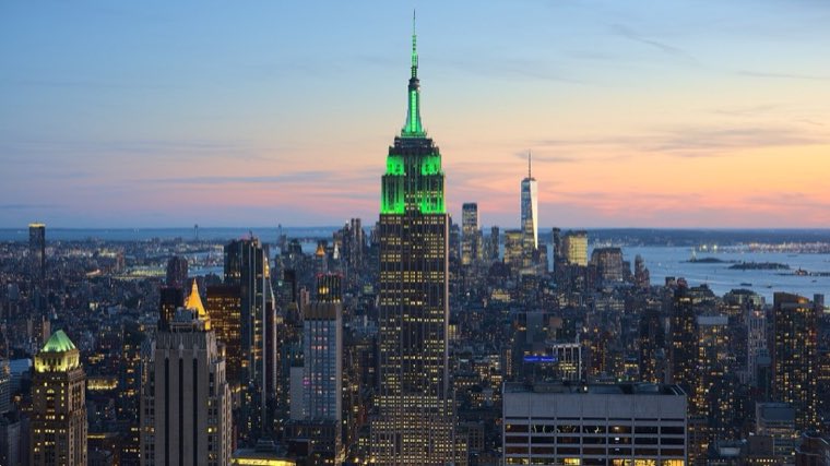 New York City skyline — Indian classes in New York–Newark–Jersey City